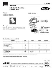 EKIN2-960 datasheet pdf MA-Com
