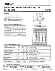 FH2164 datasheet pdf MA-Com