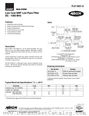 FL07-0001-G-TR datasheet pdf MA-Com