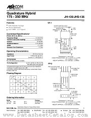 JHS-136 datasheet pdf MA-Com