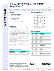 MA02203AD-R7 datasheet pdf MA-Com