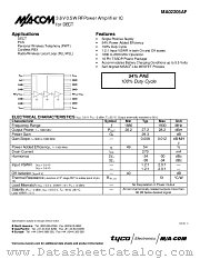 MA02205AF datasheet pdf MA-Com