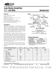 MAAM12032TR datasheet pdf MA-Com