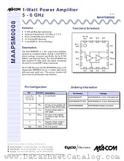 MAAPSM0008TR-3000 datasheet pdf MA-Com