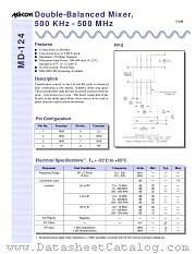 MD-124PIN datasheet pdf MA-Com
