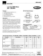 MD54-0005TR datasheet pdf MA-Com