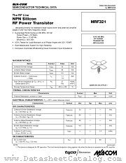MRF321 datasheet pdf MA-Com