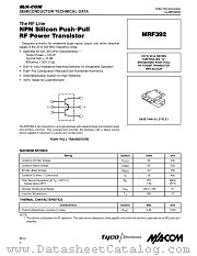 MRF392 datasheet pdf MA-Com