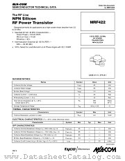 MRF422 datasheet pdf MA-Com