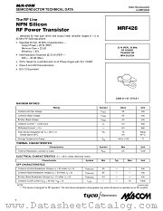 MRF426 datasheet pdf MA-Com