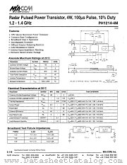 PH1214-4M datasheet pdf MA-Com