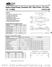 PH1214-8M datasheet pdf MA-Com