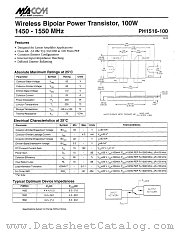 PH1516-100 datasheet pdf MA-Com