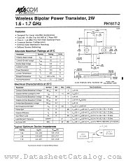 PH1617-2 datasheet pdf MA-Com