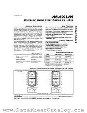 DG445C_D datasheet pdf MAXIM - Dallas Semiconductor
