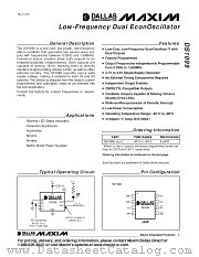 DS1099U-A datasheet pdf MAXIM - Dallas Semiconductor