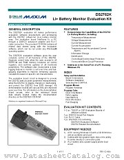 DS2762K datasheet pdf MAXIM - Dallas Semiconductor