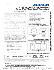 MAX13013EBT-T datasheet pdf MAXIM - Dallas Semiconductor