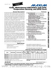MAX1340BETX datasheet pdf MAXIM - Dallas Semiconductor
