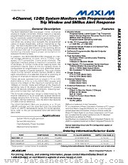 MAX1364EUB datasheet pdf MAXIM - Dallas Semiconductor