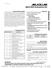 MAX1945EVKIT datasheet pdf MAXIM - Dallas Semiconductor