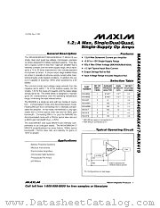 MAX406AESA datasheet pdf MAXIM - Dallas Semiconductor
