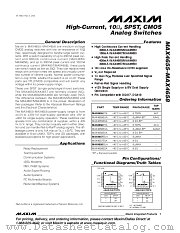 MAX4655EUA datasheet pdf MAXIM - Dallas Semiconductor