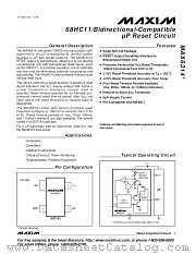 MAX6314US26D3-T datasheet pdf MAXIM - Dallas Semiconductor
