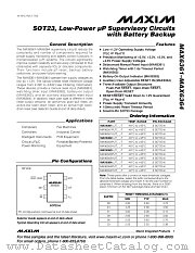 MAX6362HUT31-T datasheet pdf MAXIM - Dallas Semiconductor