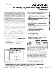 MAX6761TARAD3-T datasheet pdf MAXIM - Dallas Semiconductor