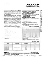 MAX6808UR46-T datasheet pdf MAXIM - Dallas Semiconductor