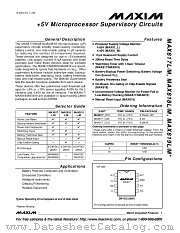 MAX817MCSA datasheet pdf MAXIM - Dallas Semiconductor