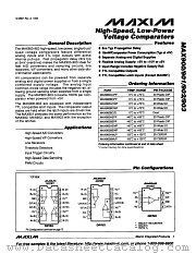 MAX901BCSE datasheet pdf MAXIM - Dallas Semiconductor