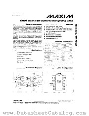 MX7528KEPP datasheet pdf MAXIM - Dallas Semiconductor
