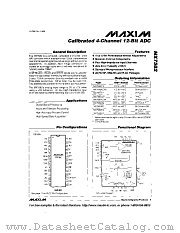 MX7582KCWI datasheet pdf MAXIM - Dallas Semiconductor