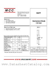 1N277 datasheet pdf MCC