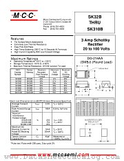 SK310B datasheet pdf MCC