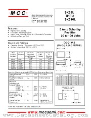 SK510L datasheet pdf MCC
