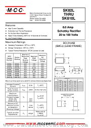 SK835L datasheet pdf MCC
