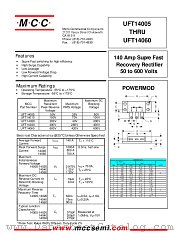 UFT14060 datasheet pdf MCC