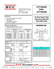 UFT7005SM datasheet pdf MCC
