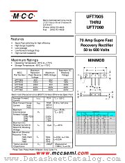 UFT7005 datasheet pdf MCC