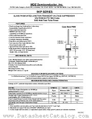 5KP130 datasheet pdf MDE Semiconductor