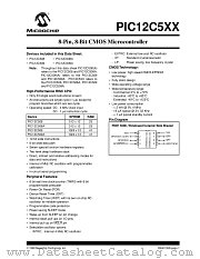PIC12C508A-04I_P. datasheet pdf Microchip