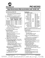 PIC18LC452T-E_SO datasheet pdf Microchip