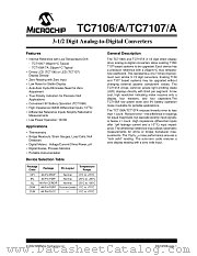TC7106IPL datasheet pdf Microchip