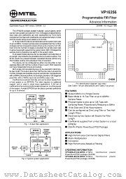 VP16256 datasheet pdf Mitel Semiconductor