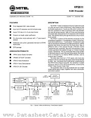 VP2611 datasheet pdf Mitel Semiconductor