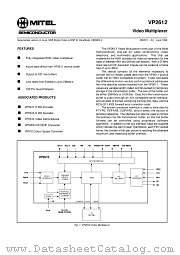 VP2612 datasheet pdf Mitel Semiconductor
