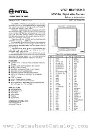 VP5311B datasheet pdf Mitel Semiconductor